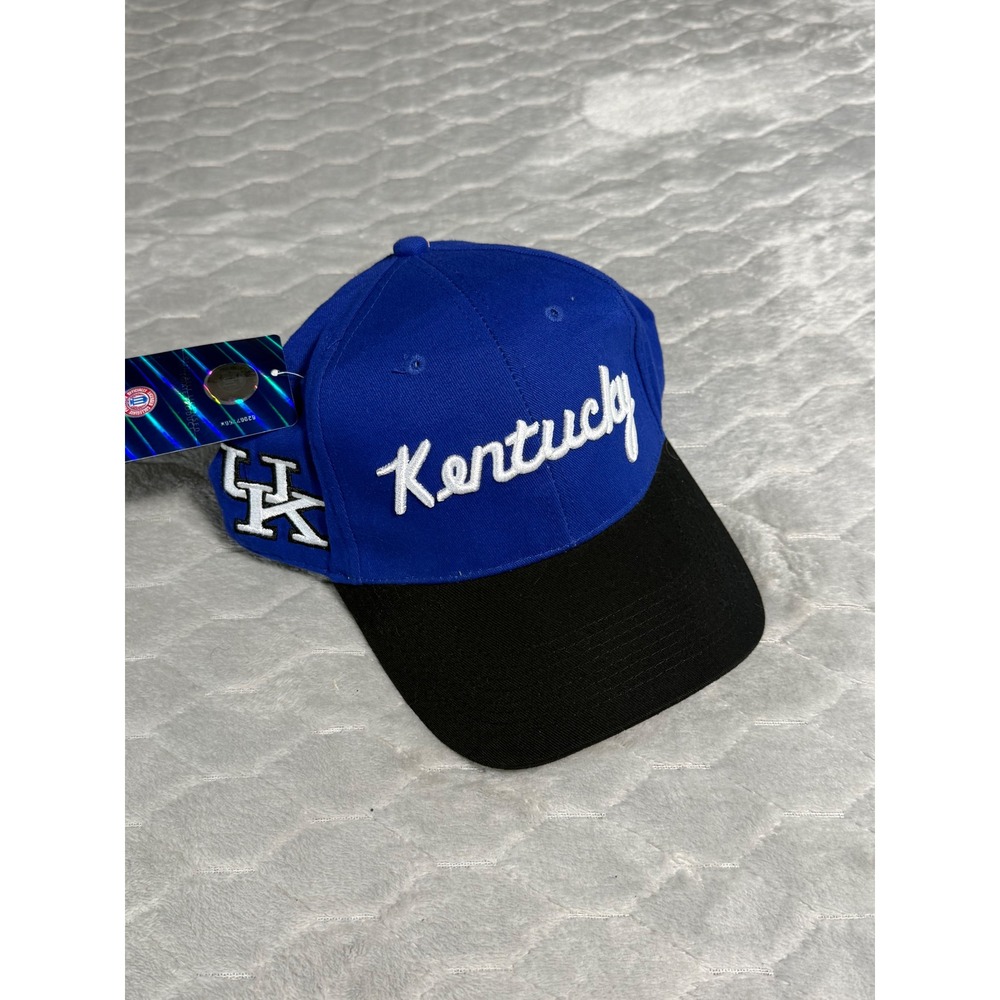 University of Kentucky Wildcats Hat Blue Black Strapback Cap Synergism NWT
